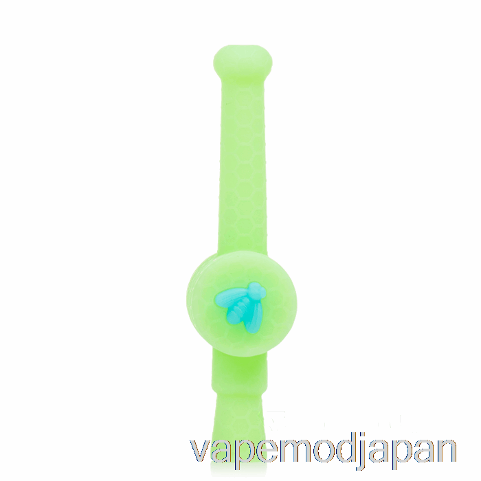 VAPE JAPAN ストラタス リクレイマー ハニーディッパー シリコンダブストロー UVスライム(UVブルービー/UVグリーン)